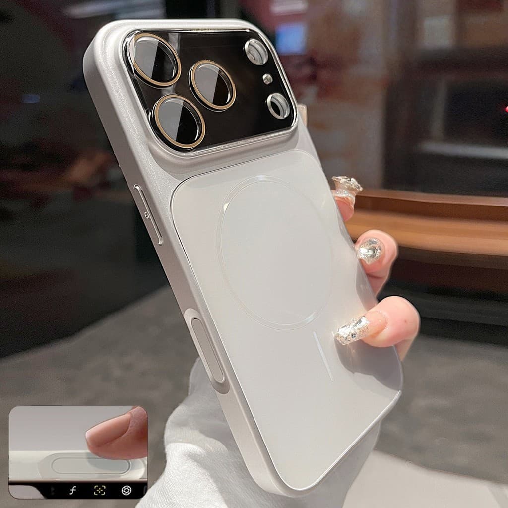 เคส iPhone หรูแบบด้านแม่เหล็ก เหมาะกับรุ่น 17 16 15 Pro Max พร้อมการป้องกันเลนส์ กันกระแทก รูปที่ 4
