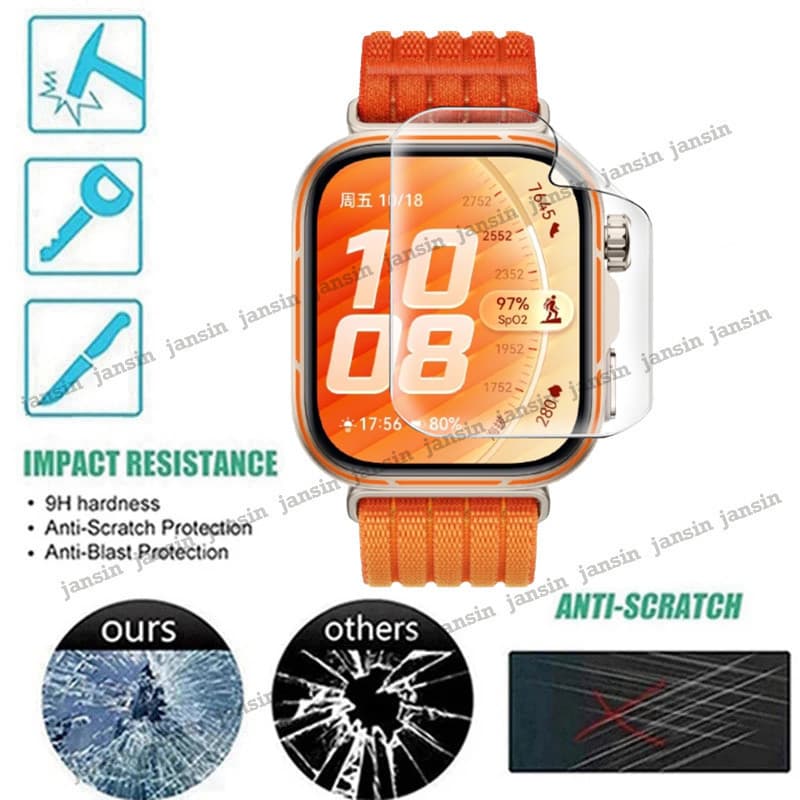 ฟิล์มไฮโดรเจล 1-3PCS ฟิล์มป้องกันหน้าจอ สําหรับ Huawei Watch Fit 5 5pro Films รูปที่ 3