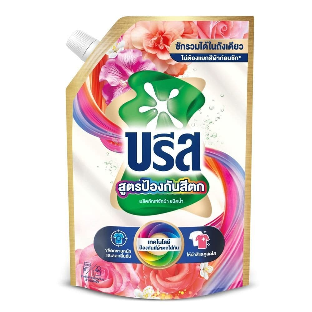 บรีสน้ำยาซักผ้า สูตรป้องกันสีตก 1300 มล. BREEZE LIQ ANTICOLOR TRANSFER 1300ML รูปที่ 1