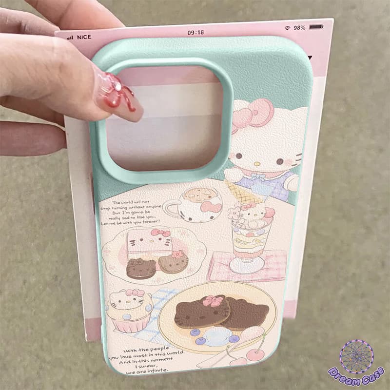 เคสไอโฟน 17 สำหรับ IPhone 13 15 17 AIR 11 16 12 14 Pro Max 15 7 8 14 Plus XR เคสTPUหนังนุ่ม ลายแมวขนมหวาน คู่รัก มินิมอล รูปที่ 3