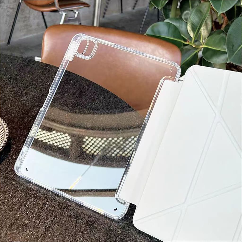 การเปิดตัวผลิตภัณฑ์พับได้แบบตัวY สําหรับ OPPO Pad SE11 / OPPO Pad 5 12.1 นิ้ว เคสโปร่งใส，ช่องเสียบปากกา รูปที่ 4