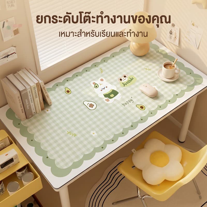 แผ่นรองโต๊ะการ์ตูน สำหรับนักเรียนและเด็ก ป้องกันพื้นผิวโต๊ะ กันลื่น ทนทาน สวยงาม และช่วยปกป้องสายตา รูปที่ 4