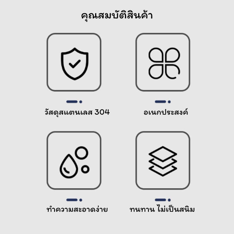 SUGA กระปุกโรยโกโก้ กระปุกโรยผง ขวดเครื่องปรุง กระปุกน้ำตาลไอซ์ซิ่ง ขวดพริกไทย กระปุกโรยเครื่องเทศ สแตนเลส304 SUR460 รูปที่ 7