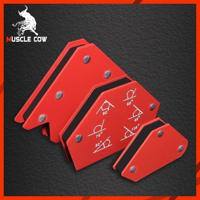 MUSCLE COW แม่เหล็กจับฉาก 6 ตัวชุด 2"/3"/4"/5" แรงแม่เหล็กแน่น ใช้งานเชื่อมโลหะได้สะดวก ไม่หลุดง่าย รูปที่ 8