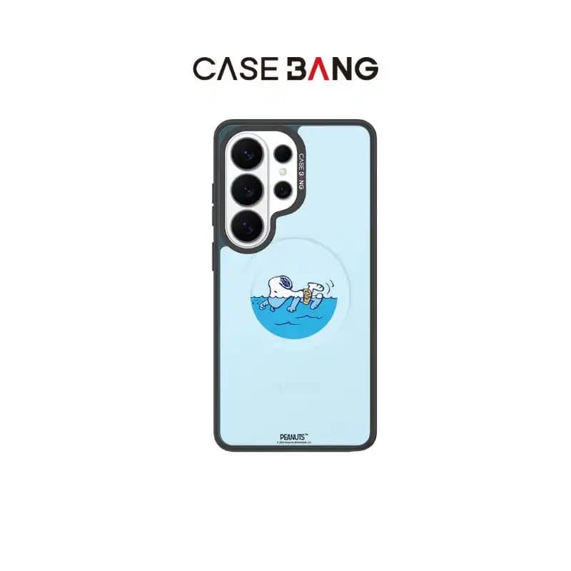 CASEBANG Snoopy 2.0 Series เคสแม่เหล็ก ImagiSnap เข้ากันได้กับ Samsung S26U/S26+/S26/S25U/S24U/S24+/S24 ด้านหลังแบบถอดเปลี่ยนได้, การป้องกันการตกกระแทกทหาร รูปที่ 3