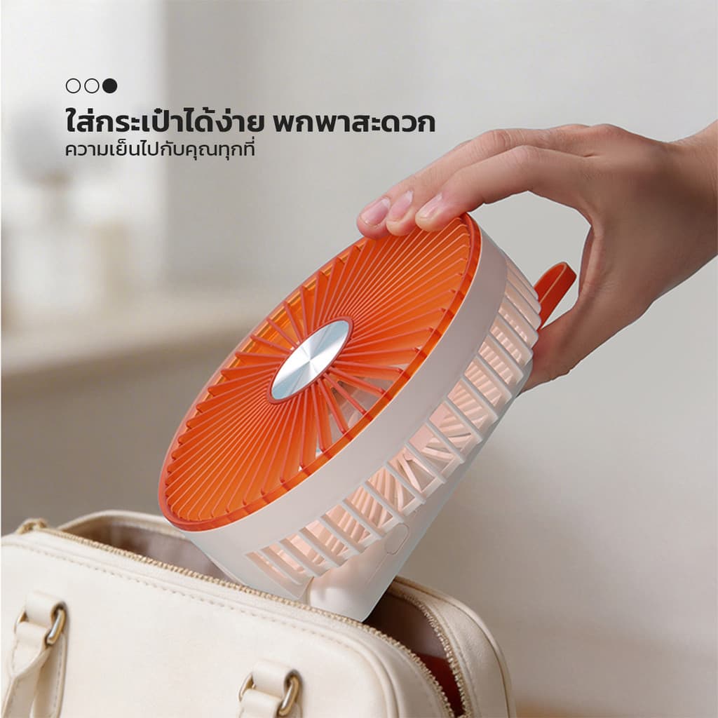 LOFTHOME พัดลมขนาด 6 นิ้ว 3in1 มัลติฟังก์ชัน พร้อมหน้าจอแสดงผล LED เสียงเงียบ รูปที่ 3