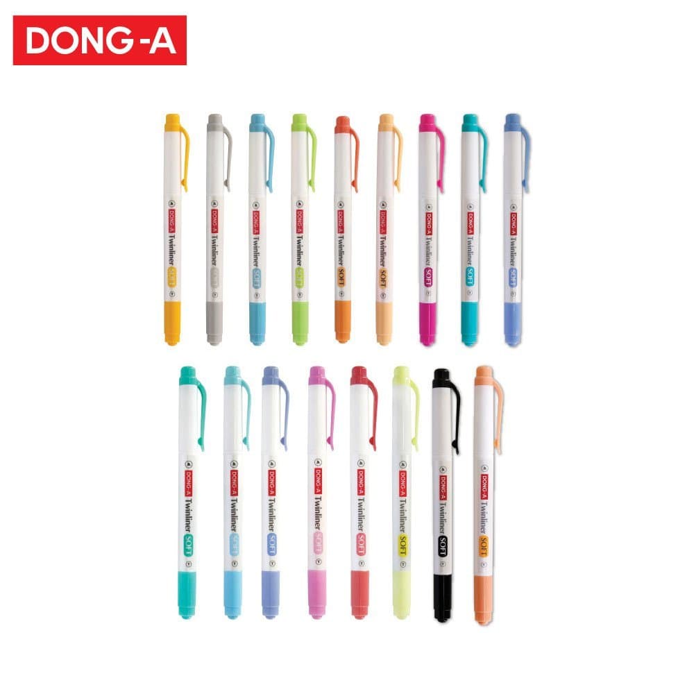 ซื้อสินค้าตามกำหนดเพื่อรับของแถม DONG-A ปากกาไฮไลท์ เน้นข้อความ รุ่น Twinliner SOFT รูปที่ 1