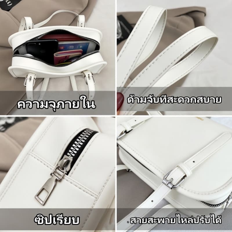 Miss_J จากกทมกระเป๋าถือสไตล์วินเทจ กระเป๋าสะพายข้างทรงมินิมอล แบบเล็กๆ สะพายใต้วงแขน ดูหรูหรา รูปที่ 2