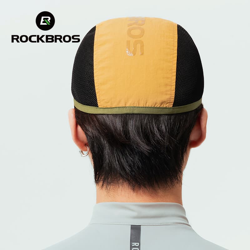 ROCKBROS หมวกปั่นจักรยาน ระบายอากาศ แห้งเร็ว กันลม กันแดด พกพาสะดวก หมวกกลางแจ้ง รูปที่ 4