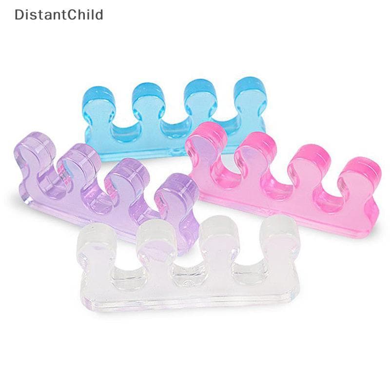 DSTH 2 ชิ้นซิลิโคนอ่อนนุ่ม Toe Separator ยืดหยุ่น Finger Spacer ทําเล็บมือเล็บเท้าเครื่องมือ DSS รูปที่ 2