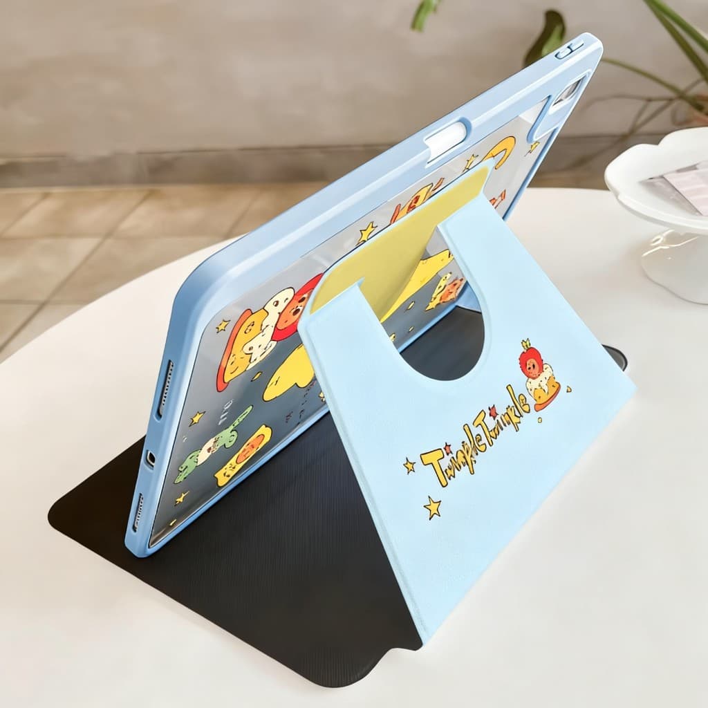 เคสไอแพด ปรับองศาได้360 องศา for iPad A16 gen11 gen10 Air7 Air6/5/4 Pro11 Gen9/8/7 Air11 ใส่ปากกาได รูปที่ 5