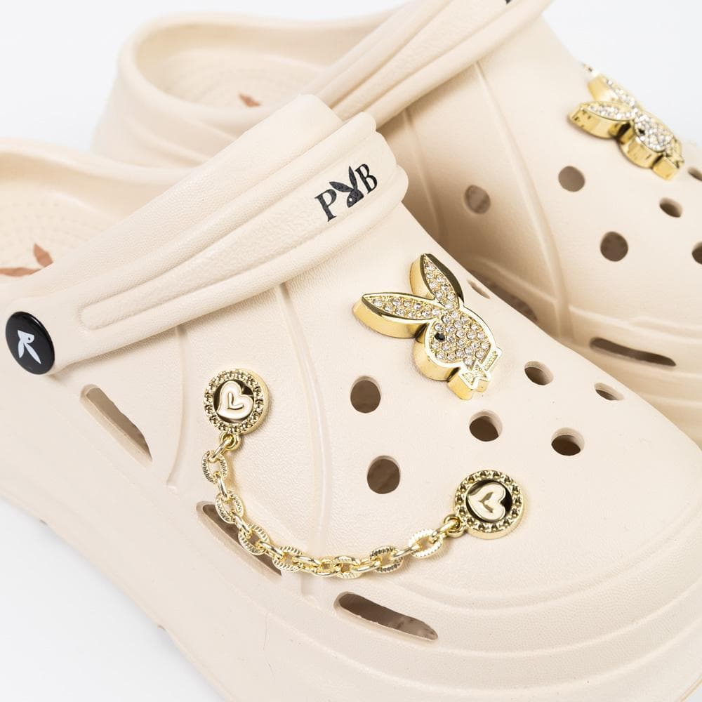 PLAYBOY รุ่น JUMPY Clogs รองเท้าทรงคล็อก รหัสST-HS254C140 ดีไซน์ยางนิ่มเสริมส้น มี 3 สี Midnight/Vanilla/Milk รูปที่ 4
