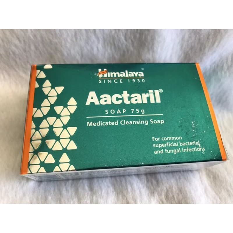 หายจริง สบู่ ลด กลาก เกลื้อน เชื้อรา แบคทีเรีย Himalaya Aactaril 75กรัม รูปที่ 2