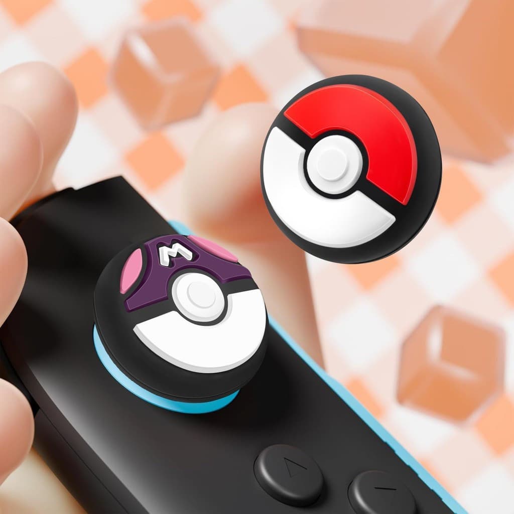 ที่ครอบจอยสติ๊กซิลิโคนที่จับนิ้วหัวแม่มือสําหรับ นินเทนโด สวิตช์ 2 -มีหลายแบบ รูปที่ 6