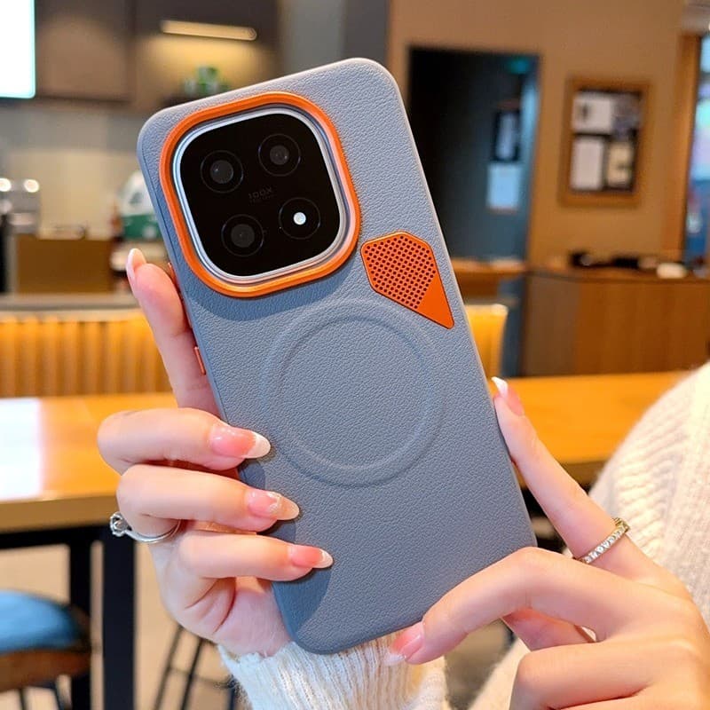 การกระจายความร้อนเคสโทรศัพท์แม่เหล็กสําหรับIQOO 15 13 Z10 Zurbo Pro/Pro+ Y300GTเลนส์โลหะธรรมดาหนังAnti drop Case Sensitiveปุ่มอิสระฝาครอบป้องกัน รูปที่ 7