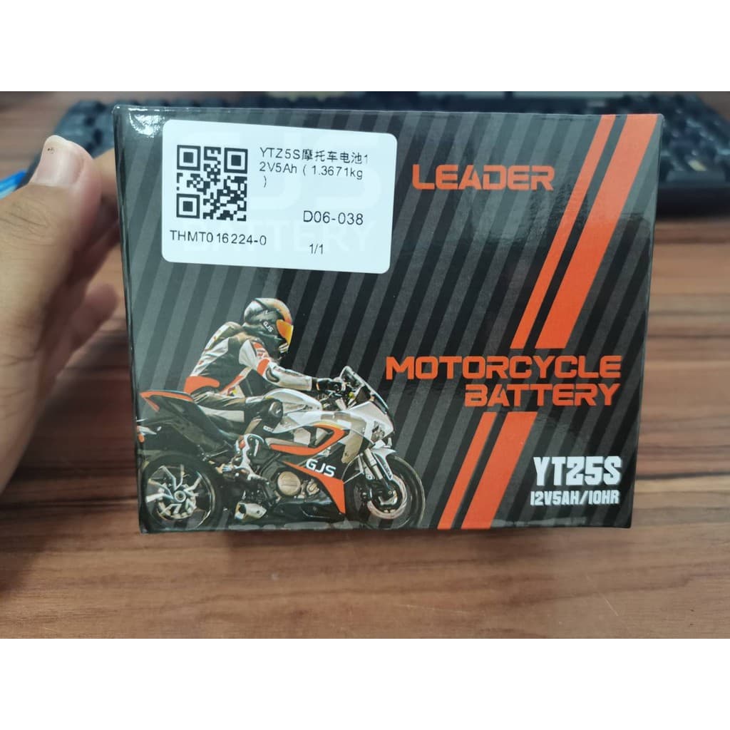 แบตเตอรี่ YTZ5S 5แอมป์ แบตเตอรี่มอเตอร์ไซค์สำหรับสตาร์ทมือ สตาร์ทเท้า*ล็อตใหม่ไฟแรงเช็คไฟก่อนส่ง รูปที่ 7