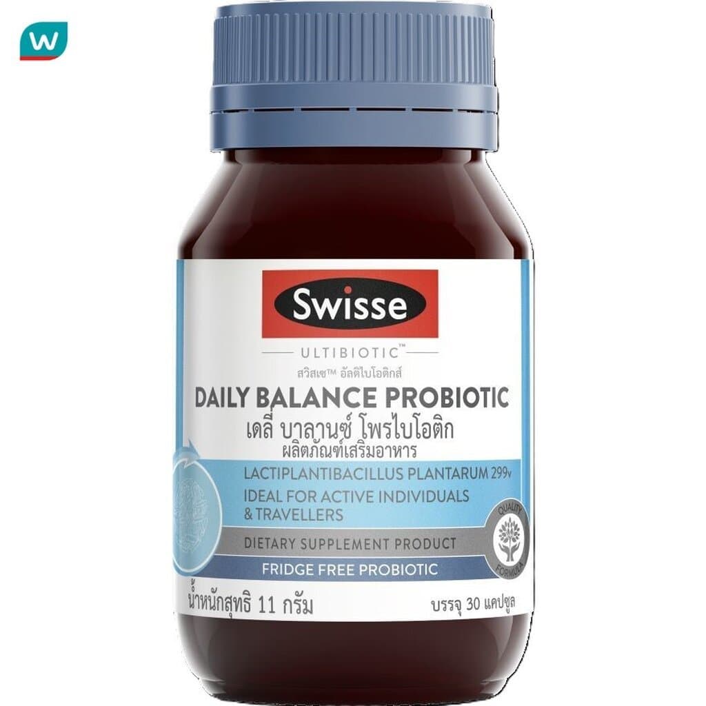 Swisse สวิสเซ เดลี่ บาลานซ์ โพรไบโอติค 30 แคปซูล รูปที่ 1