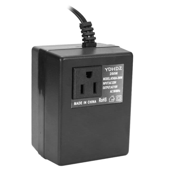 ขั้นตอนลงหม้อแปลงแปลง 200W AC 220V ถึง 110V Travel Power EU ปลั๊กอะแดปเตอร์ ขั้นตอนลงหม้อแปลงแรงดันไฟฟ้า รูปที่ 5