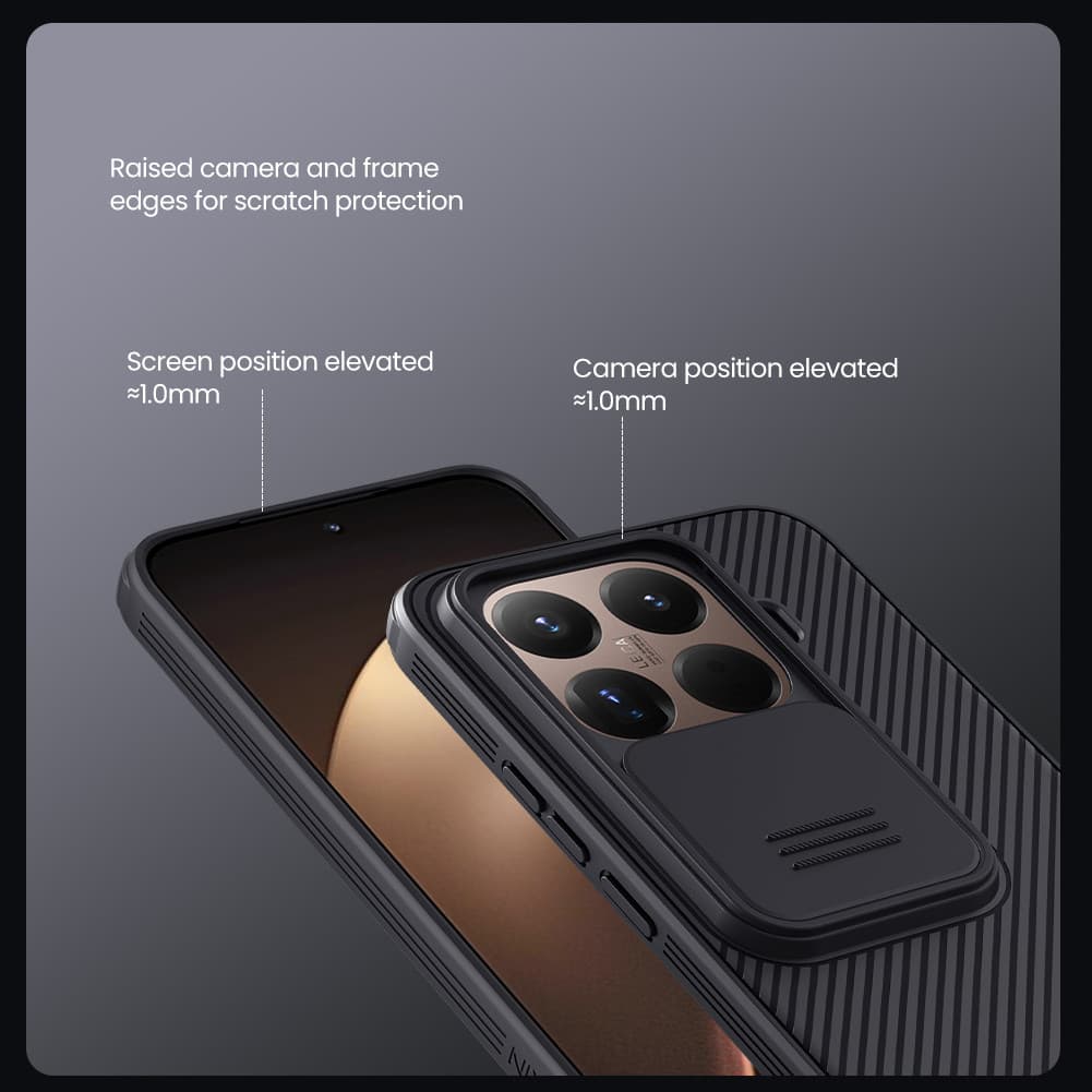 สําหรับ Xiaomi 17T / 17 TPro Xiaomi 15T /15T Pro เคสโทรศัพท์ Nillkin CamShield Pro กล้อง Slider ป้องกันปกหลัง รูปที่ 5