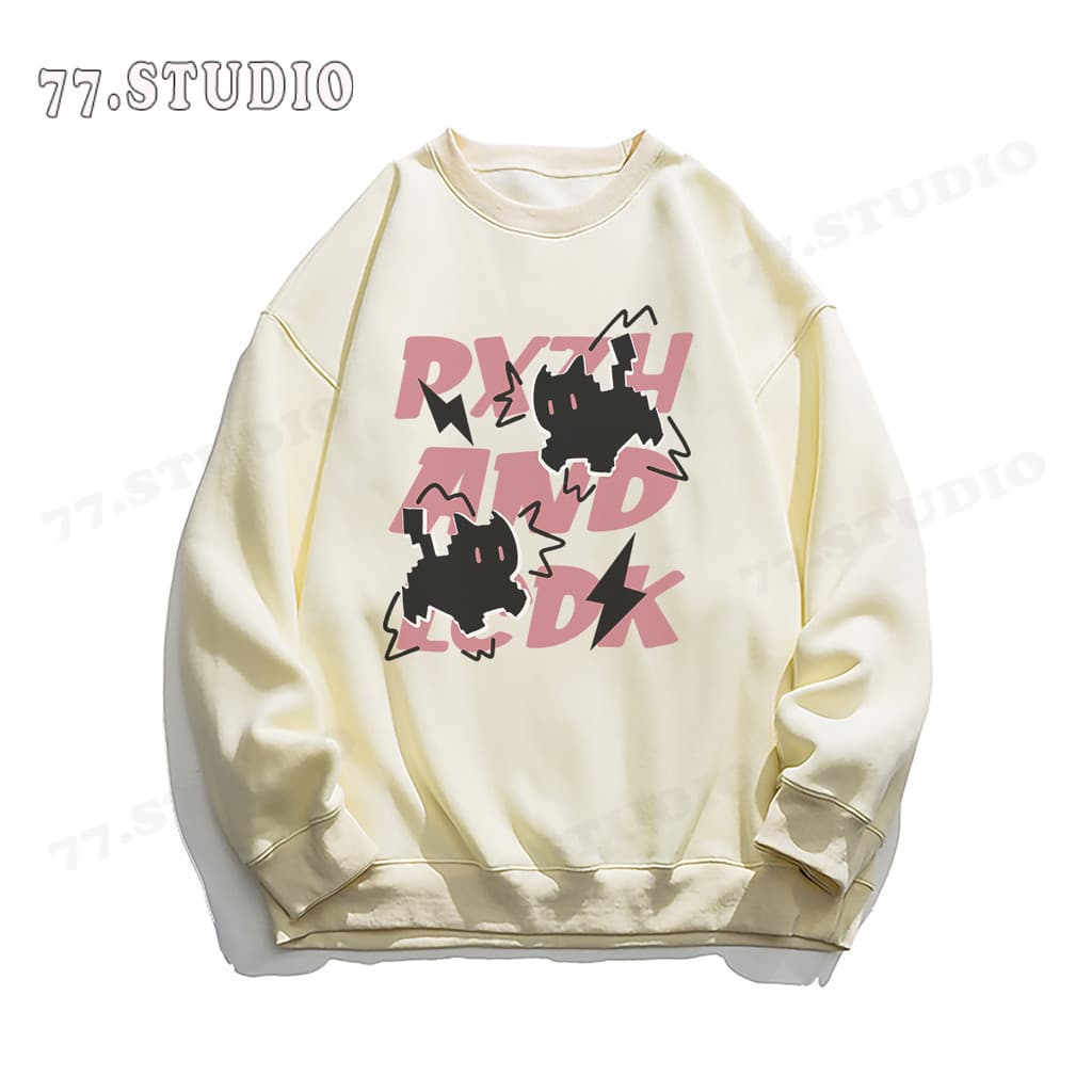COD เสื้อกันหนาวแขนยาว เสื้อยืดคอกลมพิมพ์ลาย เสื้อเชิ้ตลำลองทรงหลวมใส่สบาย เทรนด์เกาหลี M-XXXL รูปที่ 6