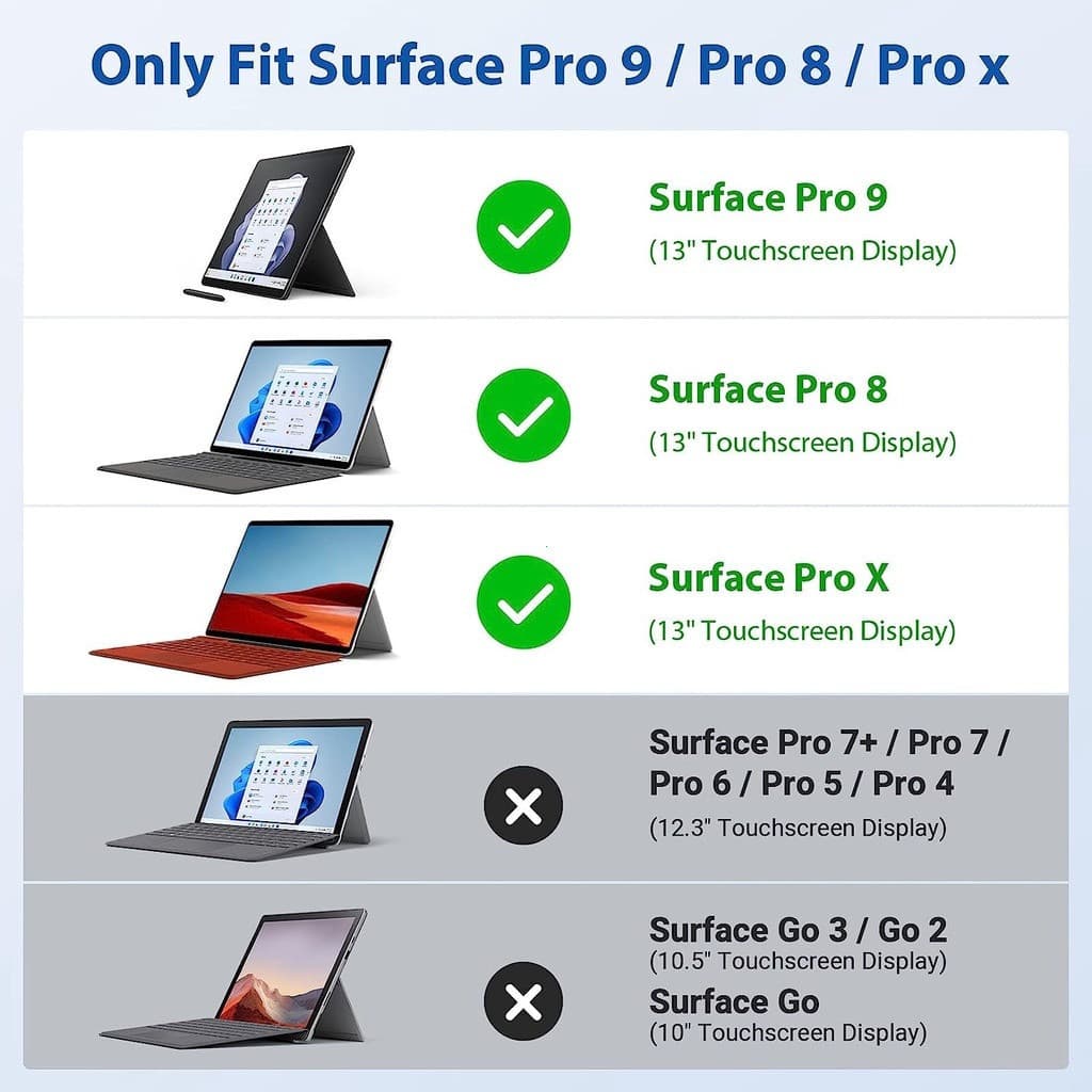 ตัวป้องกันหน้าจอ Microsoft Surface Pro 12 11 10 9 8 x 4 5 6 7 7+ Go 1 2 3 4 Paperlike ตัวป้องกันหน้าจอกระดาษสำหรับ รูปที่ 8