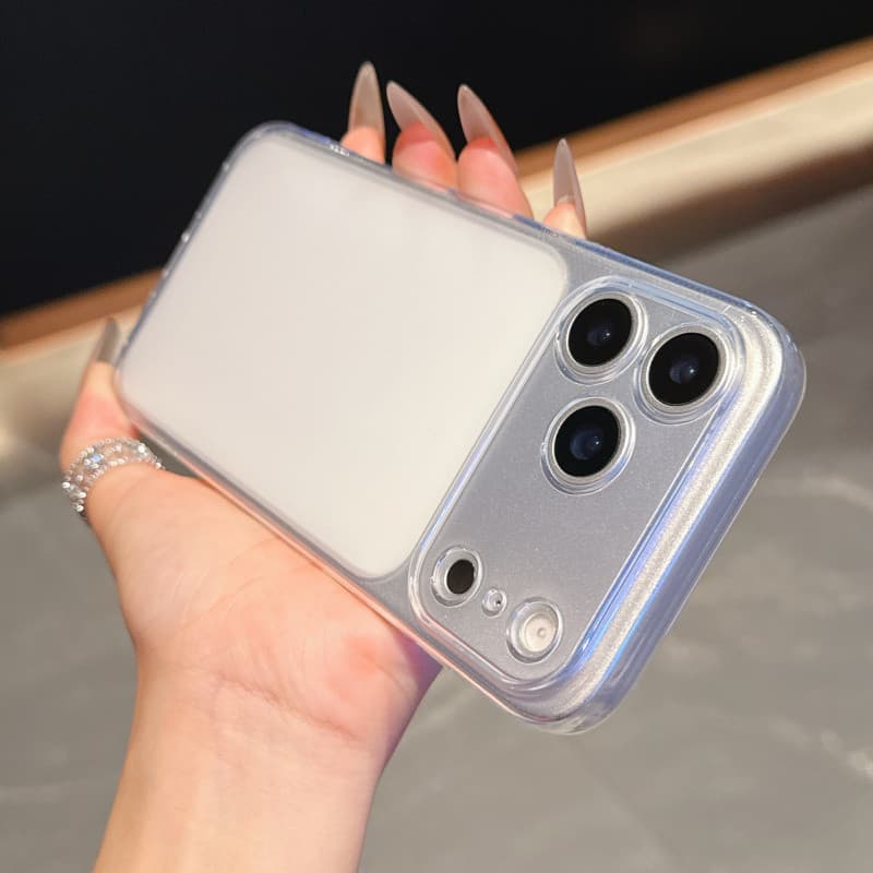 Simple สีทึบ TPU soft Case สําหรับ iPhone 13 14 15 16 17 Pro Max ปลอก Anti fall ฝาครอบป้องกันสําหรับ iPhone16 กรณี รูปที่ 6