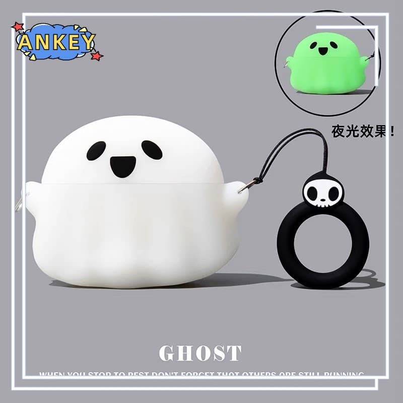 for Anker Soundcore C50i R60i NC AeroClip C30i R50i NC P40i P31i P30i Earbuds Case Silicone 3D Cartoon Luminous Ghost Cartoon Protective Cover Wireless earphone Shell TWS รูปที่ 6