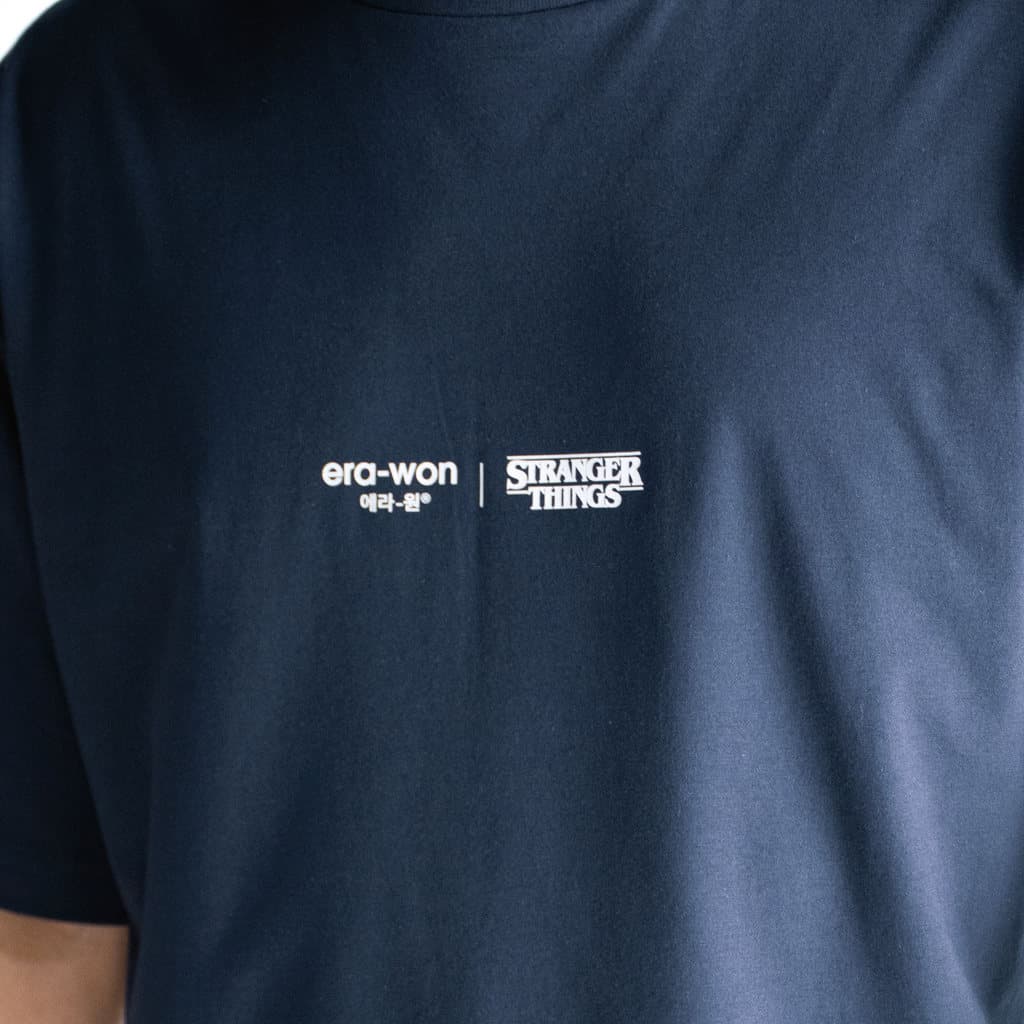 era-won เสื้อยืด T-Shirt Oversize รุ่น era-won x Stranger things สี Navy รูปที่ 3