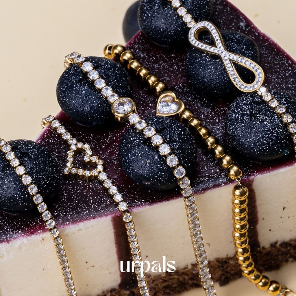 URPALS สร้อยข้อมือ Stainless ชุบทอง18K ทนน้ำ ทนเหงื่อได้ดี รูปที่ 1