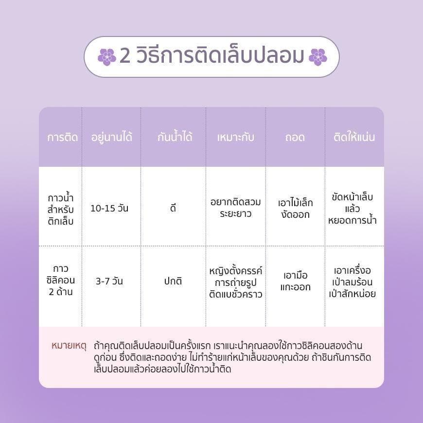 A052 P'Nat เล็บปลอมเจลแท้ แฮนด์เมดสวยจึ้ง เนื้อPMMA อลังการ ลายฮิตสุด ใช้ซ้ำได้ ทำเล็บ ติดทนนาน ชุดอุปกรณ์*1 รูปที่ 5