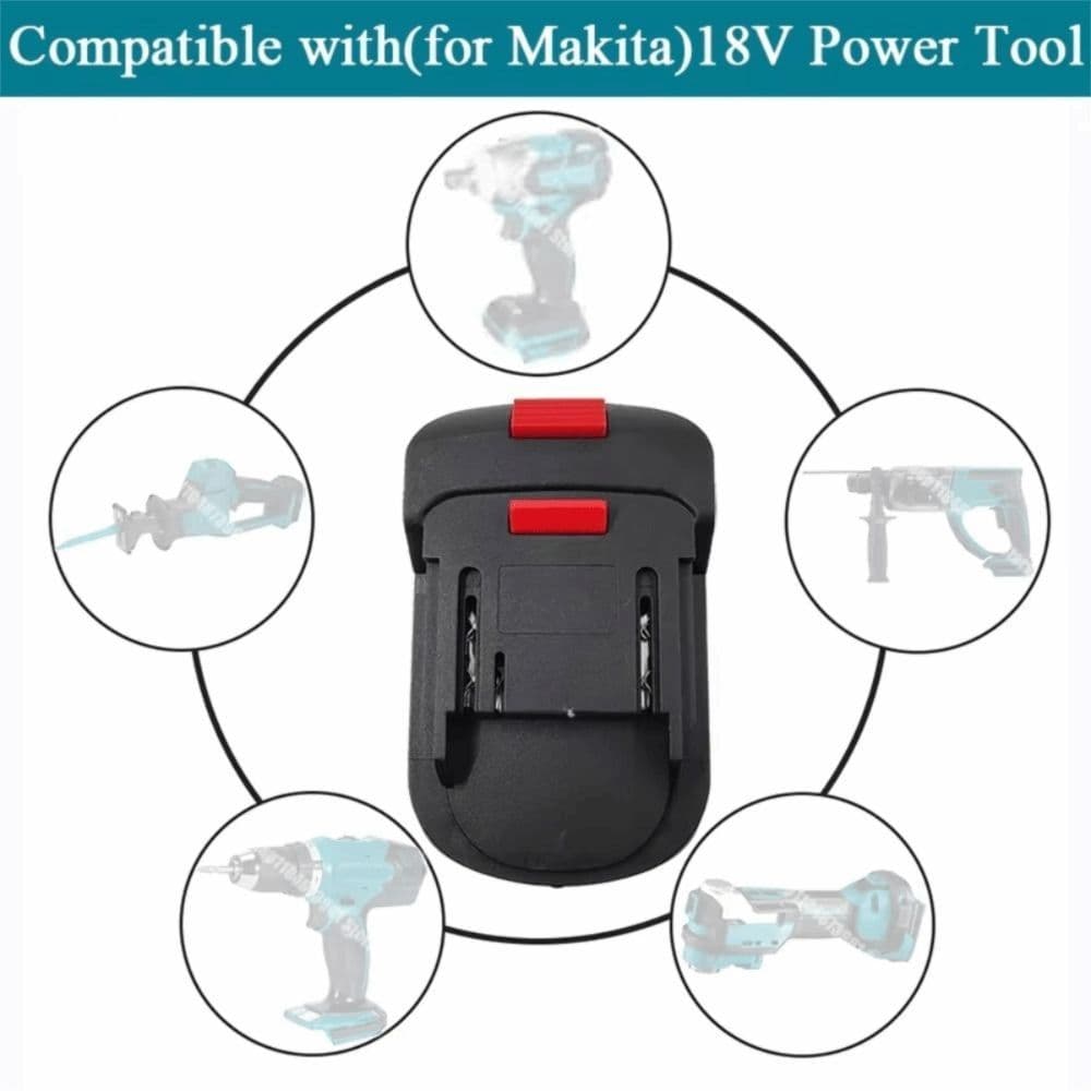 อะแดปเตอร์แบตเตอรี่ AULORAMT, 2 in 1 18V ตัวแปลงแบตเตอรี่ลิเธียม, อะแดปเตอร์แปลงพลาสติกอะแดปเตอร์เครื่องมือไฟฟ้าสําหรับ Dayi แบตเตอรี่ A3 รูปที่ 5