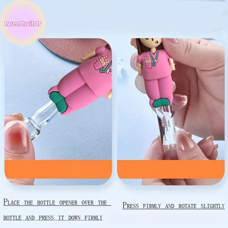 TRWITR Ampoule ที่เปิดขวดพวงกุญแจ-เครื่องตัดรูปพยาบาลหมอ Ampoule ที่เปิดขวด Aid Meedicated Vial Breaker เครื่องมือ TH รูปที่ 3