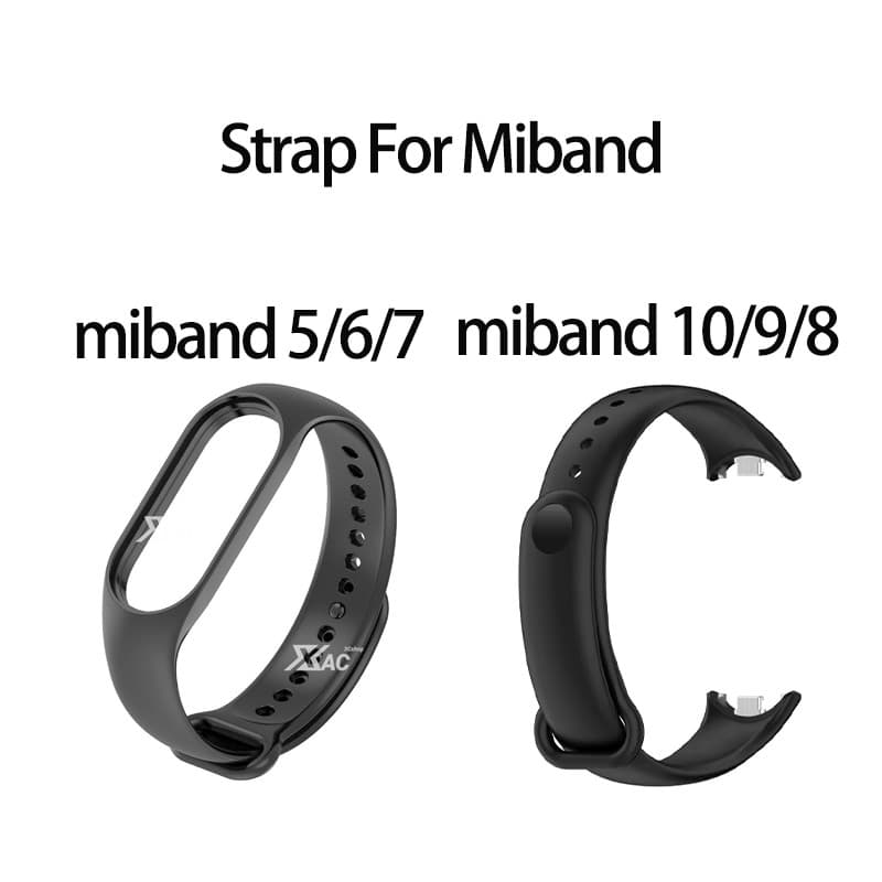 Mi band 9 สําหรับ Mi band 8 สําหรับ Mi band 7 สร้อยข้อมือกีฬาซิลิโคน Miband6 miband 10 สายรัดข้อมือสําหรับ xiaomi Mi band 6 5 4 3 รูปที่ 2