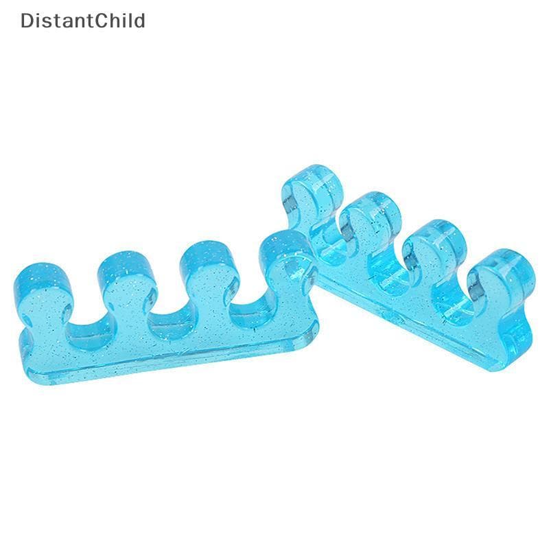 DSTH 2 ชิ้นซิลิโคนอ่อนนุ่ม Toe Separator ยืดหยุ่น Finger Spacer ทําเล็บมือเล็บเท้าเครื่องมือ DSS รูปที่ 6