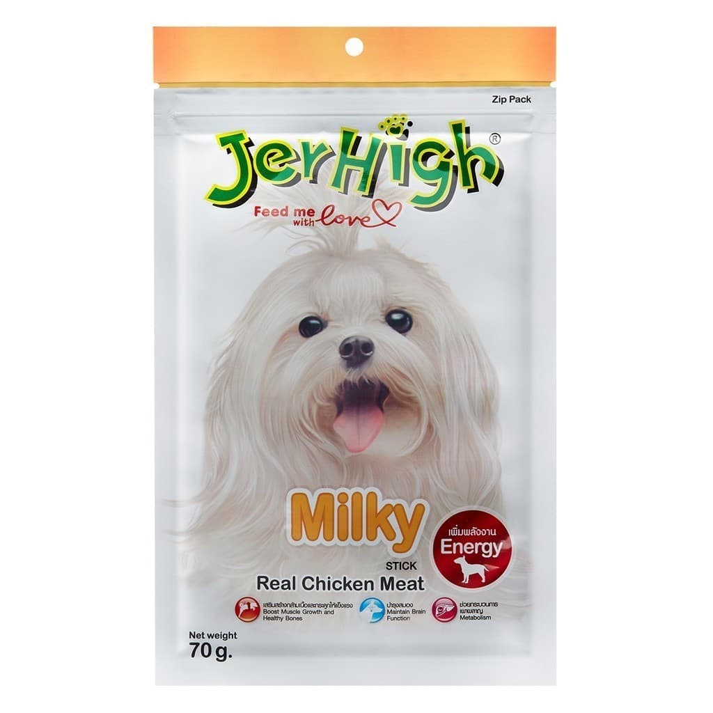 Jerhigh Stick ขนมสุนัข เจอร์ไฮ ขนาด 60 g. มีหลากหลายรสชาติ รูปที่ 4