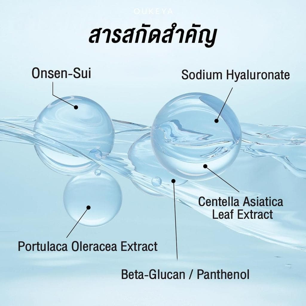 OUKEYA MINERAL CLEAR CLEANSING WATER MAKEUP REMOVER คลีนซิ่งวอเตอร์ ทำความสะอาดเมคอัพล้ำลึก เพื่อผิวชุ่มชื้น 500ml รูปที่ 4
