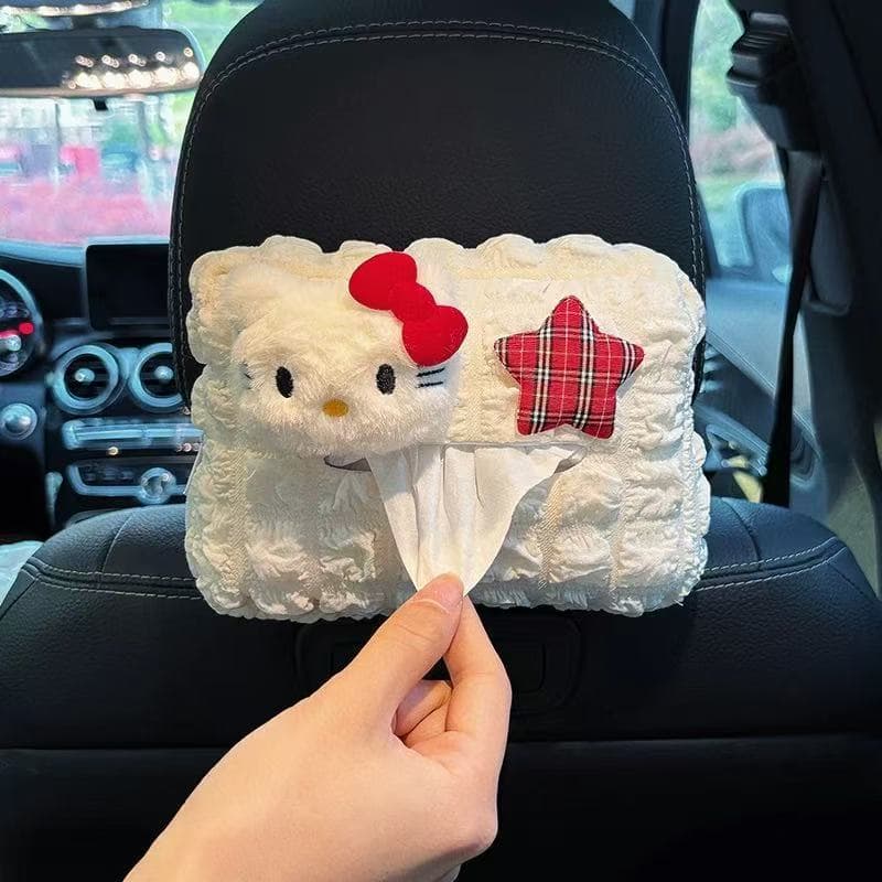 แมวน่ารัก เนื้อเยื่อ ปิดบัง ที่เก็บผ้าเช็ดปาก ที่แขวน ที่เก็บของ กล่องกระดาษทิชชู ปิดบัง รูปที่ 7