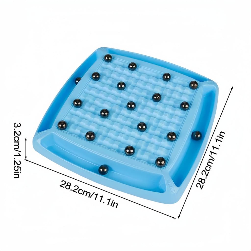MAGNETIC EFFECT CHESS หมากรุกแม่เหล็ก กระดานหมากรุกเอฟเฟกต์แม่เหล็กเกมกระดานแบบพกพาและโต้ตอบเกมสมองกลยุทธ์สำหรับครอบครัว รูปที่ 8