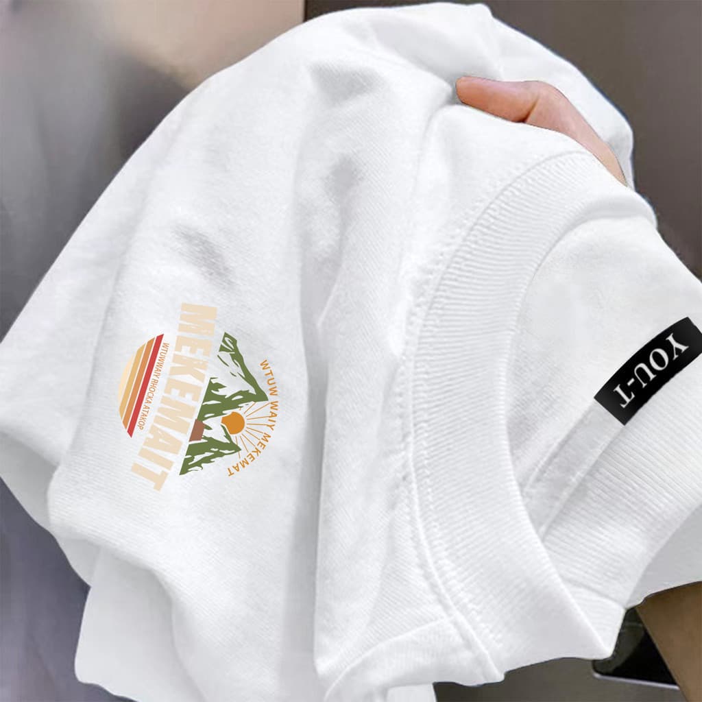 ChillTeeเสื้อยืด oversize ผ้าCotton เสื้อแฟชั่น 'MEKEMAIT' สบายและนุ่ม แขนสั้น สตรีทแฟชั่น ฤดูร้อน ไม่ต้องรีด รูปที่ 3
