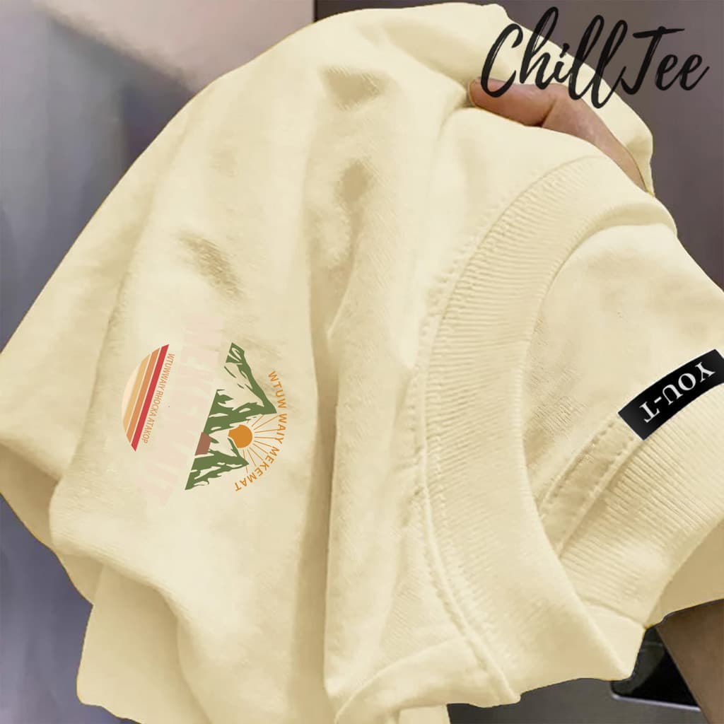 ChillTeeเสื้อยืด oversize ผ้าCotton เสื้อแฟชั่น 'MEKEMAIT' สบายและนุ่ม แขนสั้น สตรีทแฟชั่น ฤดูร้อน ไม่ต้องรีด รูปที่ 1