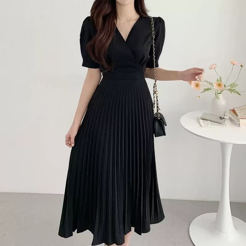 เดรสสีขาว ขาว เน่ารัก sexy dress สีทึบ สบายๆ เดรสผู้หญิง ทํางาน เหมาะสำหรับทุกโอกาส รูปที่ 2