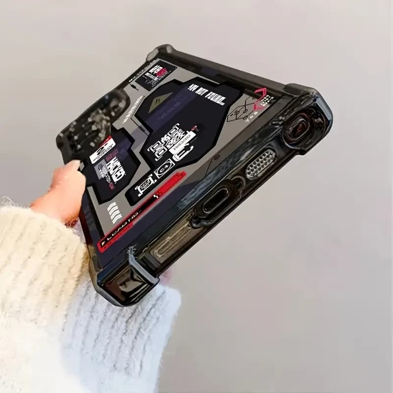 แฟชั่น Mecha พิมพ์เคสโทรศัพท์ใสสําหรับ Samsung Galaxy S26 A55 A52 A53 A35 S25 S24 S23 S22 S21 FE Plus Ultra Cover รูปที่ 4