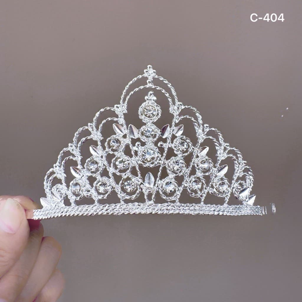 มงกุฏชุดไทย กะบังหน้าเด็ก–ผู้ใหญ่ ใส่ได้ | เครื่องประดับผมนางรำ ชุดไทยโบราณ รูปที่ 7