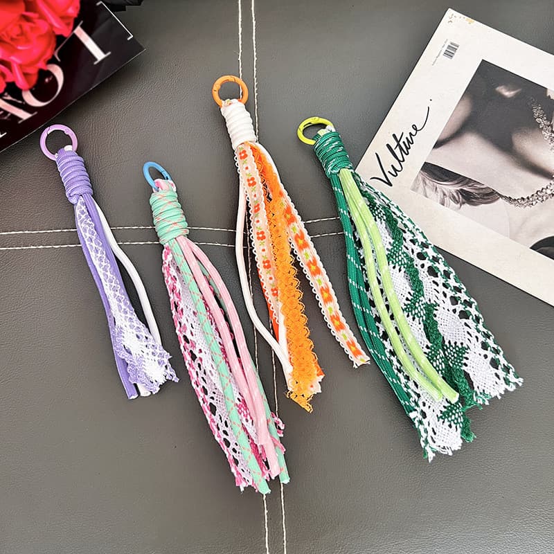 DIY Miu-inspired Instagram-worthy bag Charm, ขอบลูกไม้, ของเล่นตุ๊กตาอินเทรนด์ครอบงํา, พวงกุญแจ, เครื่องประดับกล่องตาบอด, เชือก รูปที่ 8