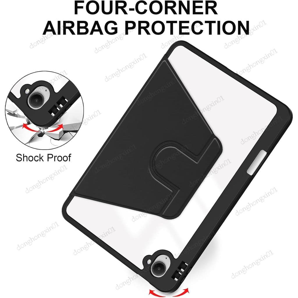 เคสแท็บเล็ต Xiaomi หมุนได้ 360° อะคริลิคใสแข็ง พร้อมที่ใส่ปากกา รองรับ Pad Mini 8.8 นิ้ว 2025, Mi Pad 7/8 Pro 11.2 นิ้ว, Redmi Pad 2 Pro 12.1 นิ้ว, Pad 2, Poco Pad 12.1 นิ้ว รูปที่ 4