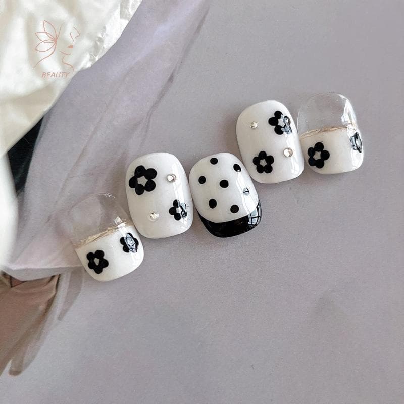 4in1 Nail Dotting Pen Nail Art Dotting Tools In ปากกาลูกลื่น Design Nail Art Tip Dot Paint ชุดแต่งเล็บ {TH} รูปที่ 4