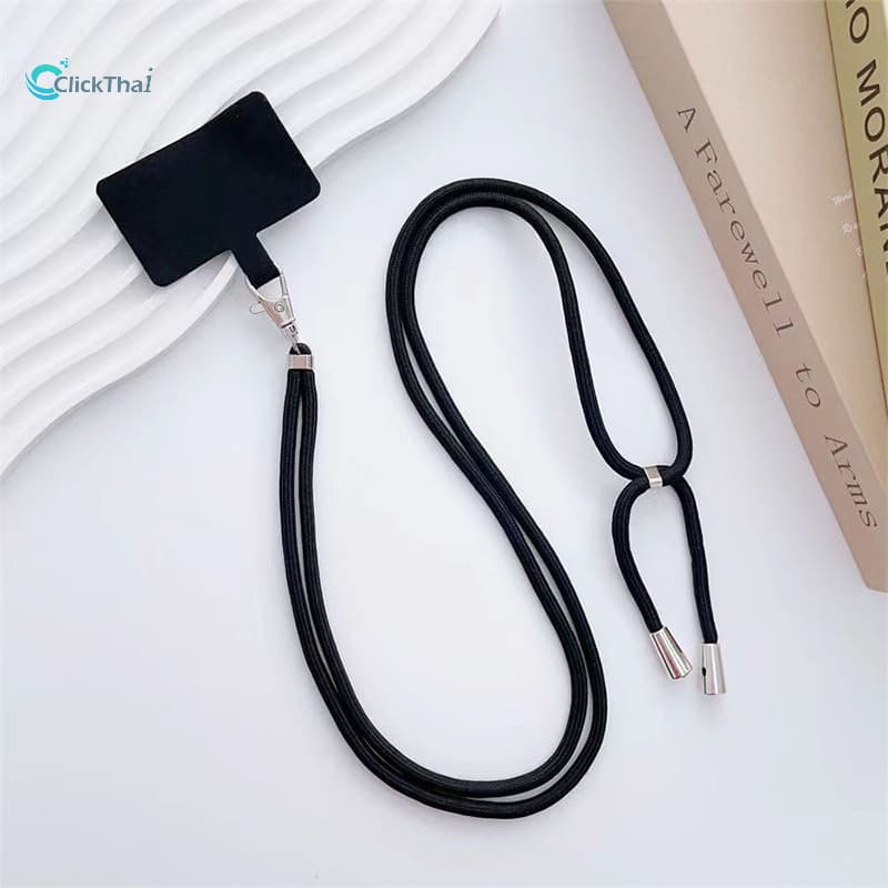 สายเชือกคล้องโทรศัพท์มือถือ ป้องกันการสูญหาย -cross Body Phone Case Lanyard No-hole Lanyard สายคล้องคอโทรศัพท์แบบปรับได้ รูปที่ 2