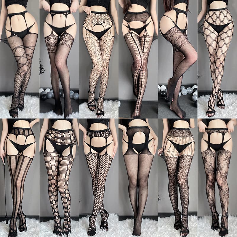 sexy babyถุงเท้ายาวเหนือเข่า เซ็กซี่ ระบายอากาศ บาง ยืดหยุ่นดี สำหรับผู้หญิง จากไทย หลายสไตล์ รูปที่ 7