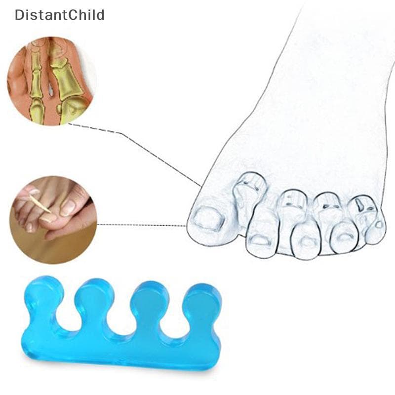 DSTH 2 ชิ้นซิลิโคนอ่อนนุ่ม Toe Separator ยืดหยุ่น Finger Spacer ทําเล็บมือเล็บเท้าเครื่องมือ DSS รูปที่ 5