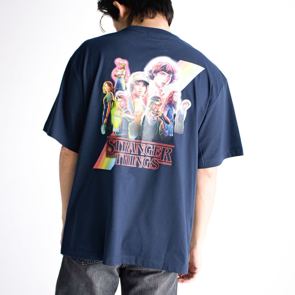 era-won เสื้อยืด T-Shirt Oversize รุ่น era-won x Stranger things สี Navy รูปที่ 1